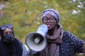 Ottawa, Canada. October 20, 2020. Justice for Abdirahman Abdi Protest Royalty Free Stock Photo